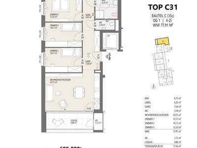 Wohnung kaufen in 6020 Innsbruck (Bild 5)