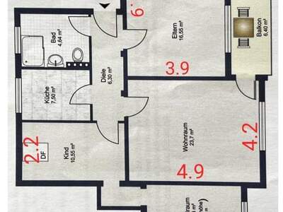 Wohnung provisionsfrei kaufen in 6241 Radfeld