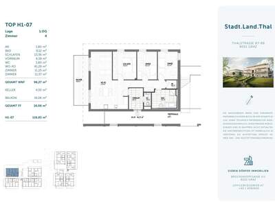Wohnung mit Balkon kaufen in 8051 Graz (Bild 2)