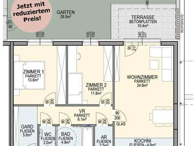 Eigentumswohnung in 2232 Deutsch