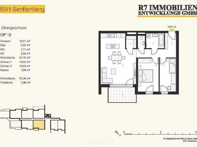Wohnung mit Balkon kaufen in 3541 Senftenberg (Bild 3)