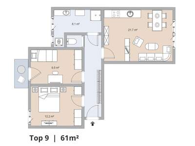 Terrassenwohnung mieten in 8020 Graz (Bild 1)