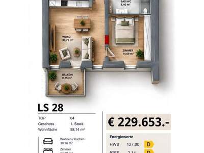 Terrassenwohnung kaufen in 5280 Braunau (Bild 3)
