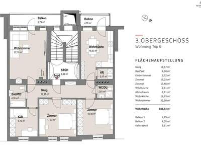 Altbauwohnung mit Balkon kaufen in 5020 Salzburg (Bild 4)