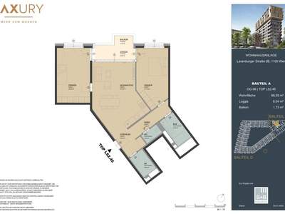 Wohnung mit Balkon kaufen in 1100 Wien (Bild 4)