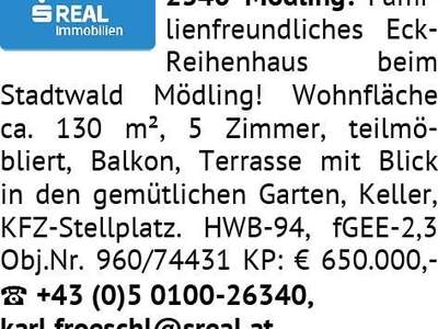 Haus kaufen in 2340 Mödling