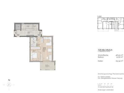 Wohnung mit Balkon kaufen in 5310 St. Lorenz (Bild 5)