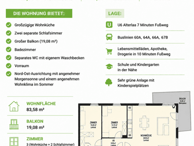 Mietwohnung provisionsfrei in 1230 Wien