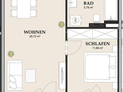 Wohnung mit Balkon mieten in 5163 Palting (Bild 5)