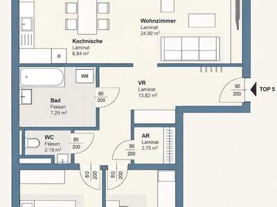 Etagenwohnung mieten in 8020 Graz