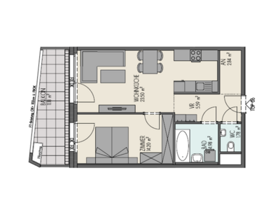 Wohnung mit Balkon mieten in 1100 Wien (Bild 5)