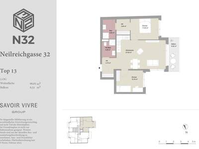 Wohnung mit Balkon mieten in 1100 Wien (Bild 4)