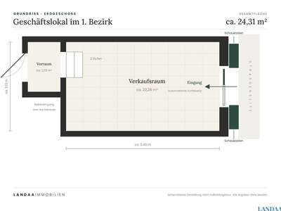 Gewerbeobjekt mieten in 1010 Wien (Bild 2)