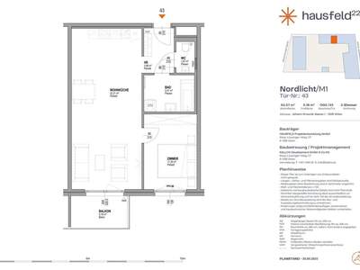 Wohnung mit Balkon mieten in 1220 Wien (Bild 1)