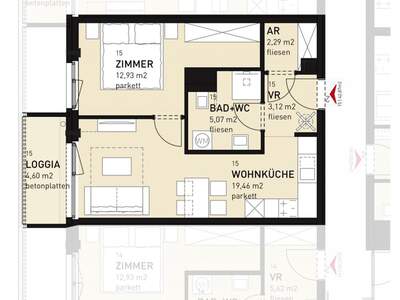 Apartment provisionsfrei mieten in 1100 Wien