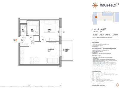 Wohnung mit Balkon mieten in 1220 Wien (Bild 1)