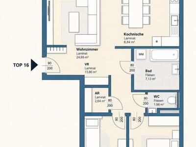 Etagenwohnung mieten in 8020 Graz