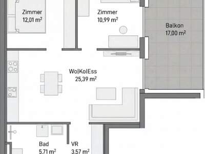 Wohnung mit Balkon kaufen in 8020 Graz (Bild 4)