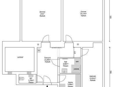 Altbauwohnung mieten in 1090 Wien (Bild 2)