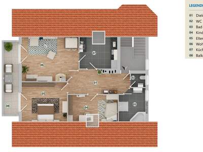 Wohnung mit Balkon mieten in 4600 Wels (Bild 1)