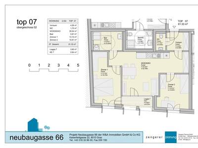 Wohnung mit Balkon mieten in 8020 Graz (Bild 3)