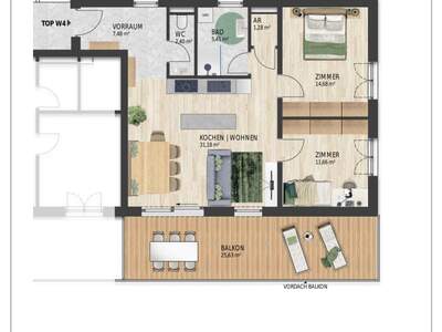 Wohnung kaufen in 6112 Wattens (Bild 2)