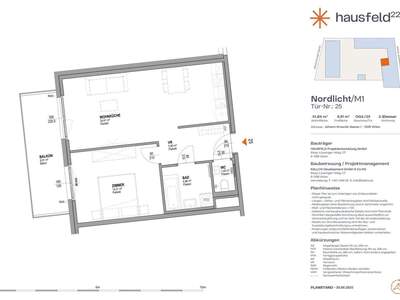 Wohnung mit Balkon mieten in 1220 Wien (Bild 2)