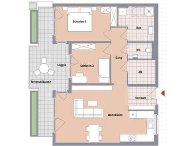 Wohnung mit Balkon kaufen in 8055 Graz (Bild 4)
