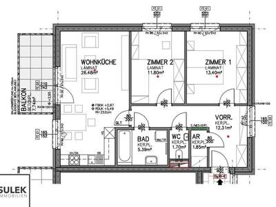 Wohnung mit Balkon mieten in 7000 Eisenstadt (Bild 2)