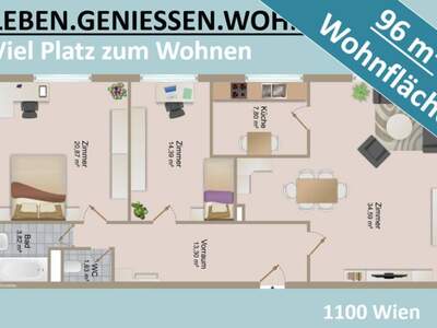 Wohnung mieten in 1100 Wien