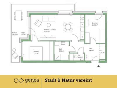 Wohnung mit Balkon kaufen in 8010 Graz (Bild 2)