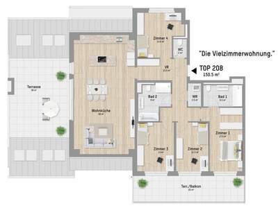 Terrassenwohnung kaufen in 1220 Wien (Bild 1)
