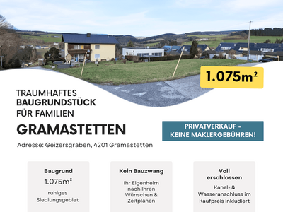 Grundstück provisionsfrei kaufen in 4201 Gramastetten