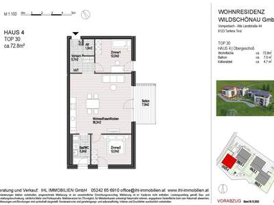 Wohnung mit Balkon kaufen in 6311 Oberau (Bild 3)