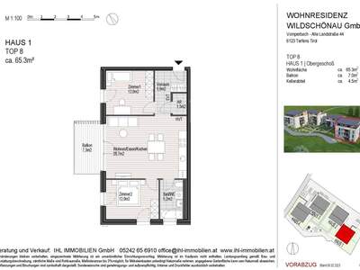 Wohnung mit Balkon kaufen in 6311 Oberau (Bild 5)