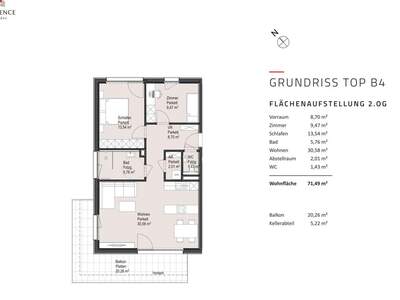 Wohnung mit Balkon kaufen in 5161 Elixhausen (Bild 3)