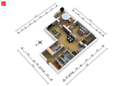 Terrassenwohnung kaufen in 9500 Villach (Bild 1)