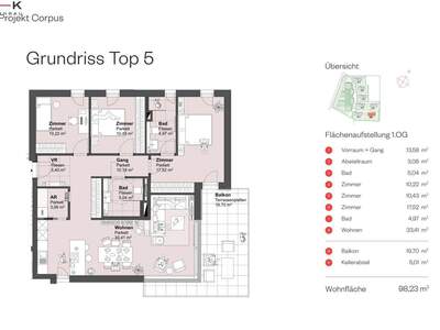 Wohnung mit Balkon kaufen in 5082 Grödig (Bild 3)