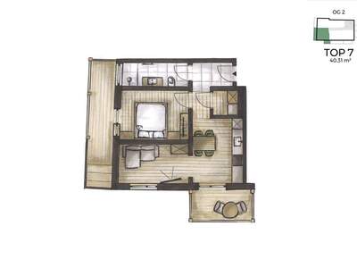 Terrassenwohnung kaufen in 8960 Öblarn (Bild 2)