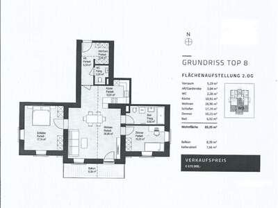 Altbauwohnung mit Balkon kaufen in 5020 Salzburg (Bild 3)