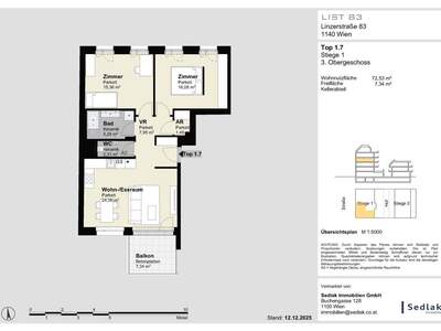 Terrassenwohnung kaufen in 1140 Wien (Bild 3)