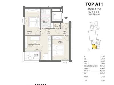 Wohnung mit Balkon kaufen in 6020 Innsbruck (Bild 5)