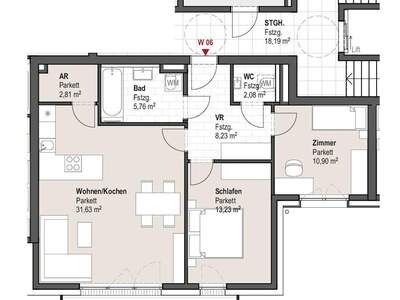 Wohnung mit Balkon kaufen in 5721 Piesendorf (Bild 4)