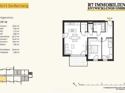 Wohnung mit Balkon kaufen in 3541 Senftenberg (Bild 3)