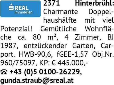 Haus kaufen in 2371 Hinterbrühl