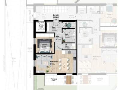 Wohnung kaufen in 6235 Reith