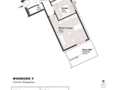 Wohnung mit Balkon kaufen in 5722 Niedernsill (Bild 3)