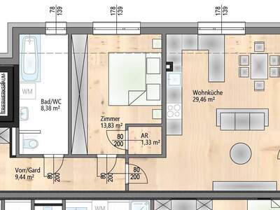 Eigentumswohnung in 1220 Wien