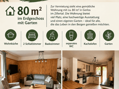 Mietwohnung provisionsfrei in 6281 Gerlos