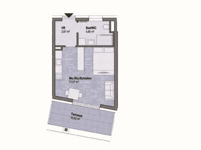Terrassenwohnung kaufen in 8010 Graz Geidorf